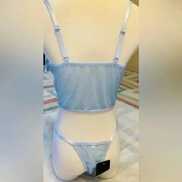 💎Gentle Blue  Colour Sexy Lingerie Set💎 - Picture 7 of 13